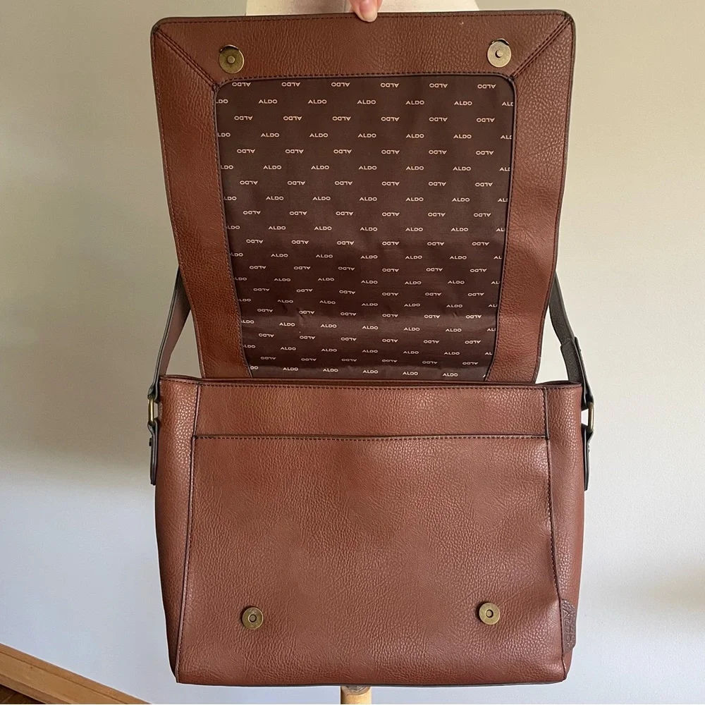 Brown Shoulder Briefcase NWOT